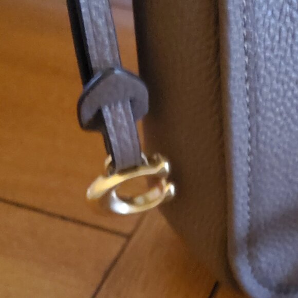 Coach Chaise Crossbody Handbag in Dark Stone CC390 - Picture 6 of 9